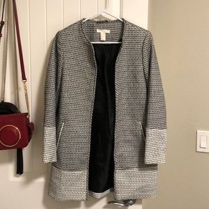 H&M Coat (Black and white)